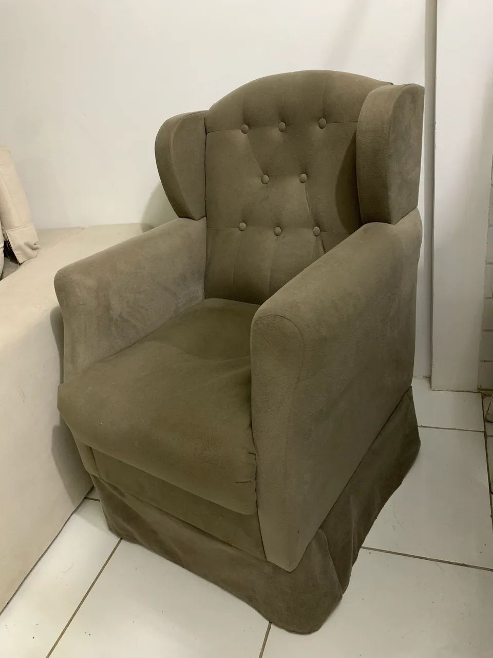 Poltrona amamentação de balanço (COM PUFF) - Foto 4