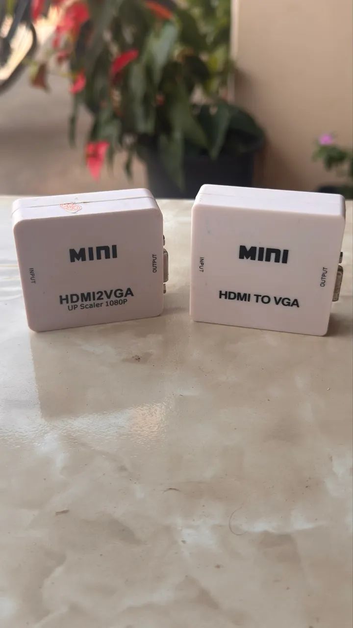 Mini Conversor HDMI para VGA (Com Áudio) - R$25 cada - Foto 2