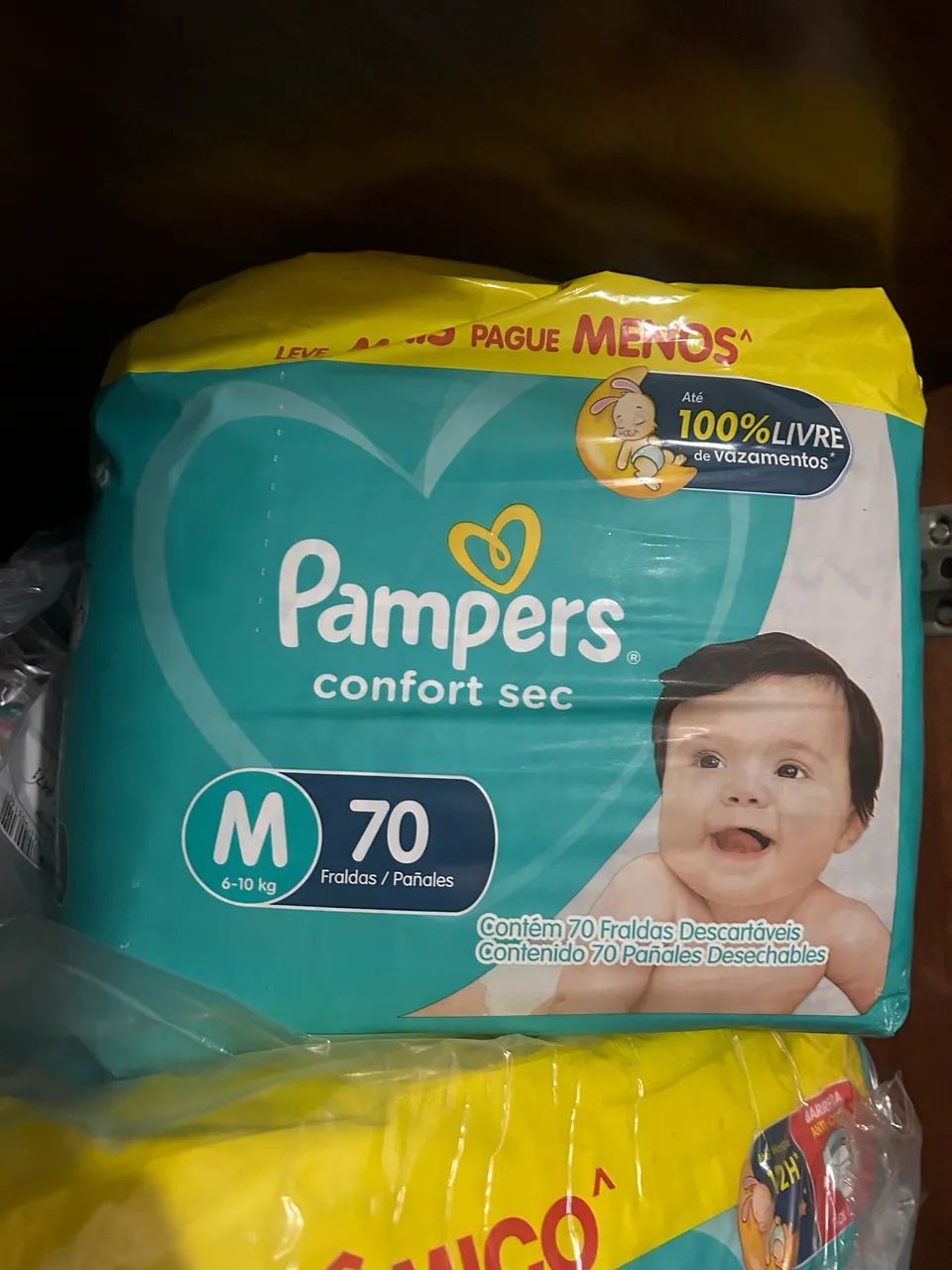 Fralda Pampers confortsec