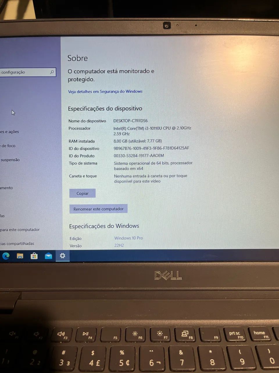 Vende-se notebook Dell i3