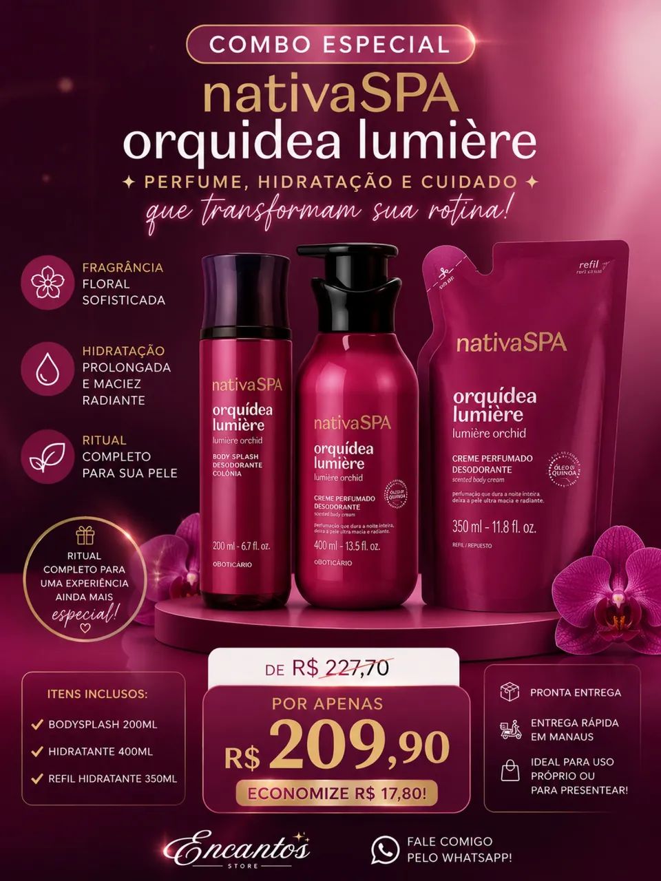 Kit Orquídea Lumière 