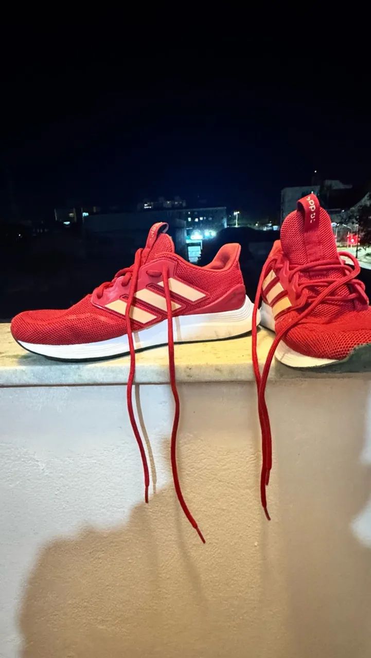 Tênis adidas vermelho  - Foto 4