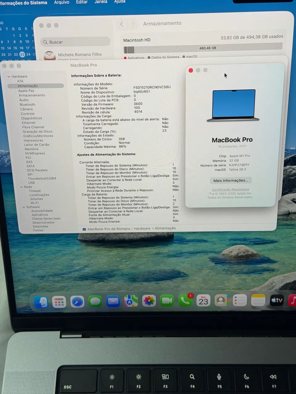 MacBook Pro 2021 M1 32RAM 512SSD - Notebooks - Penha de França