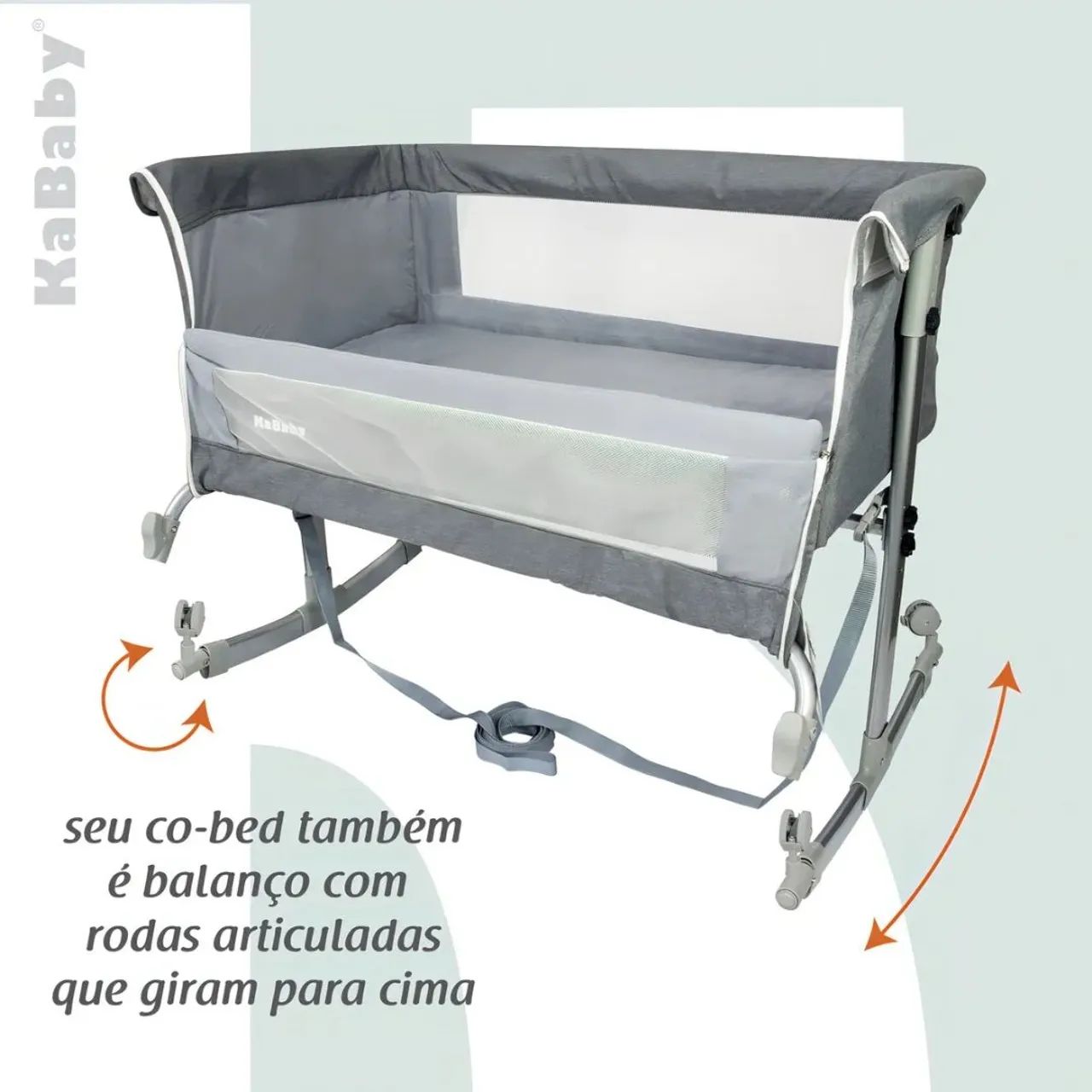 Berço portátil kababy - Foto 2