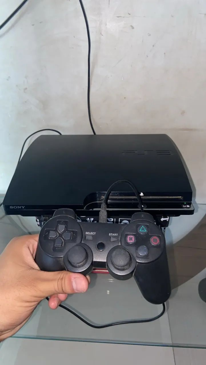 PS3 Desbloqueado + 1 controle completo  - Foto 3