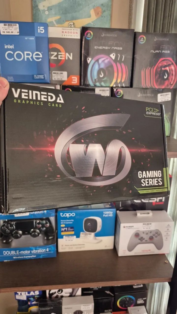Placa de vídeo RX 580 8GB DDR5 Veineda nova lacrada com garantia!