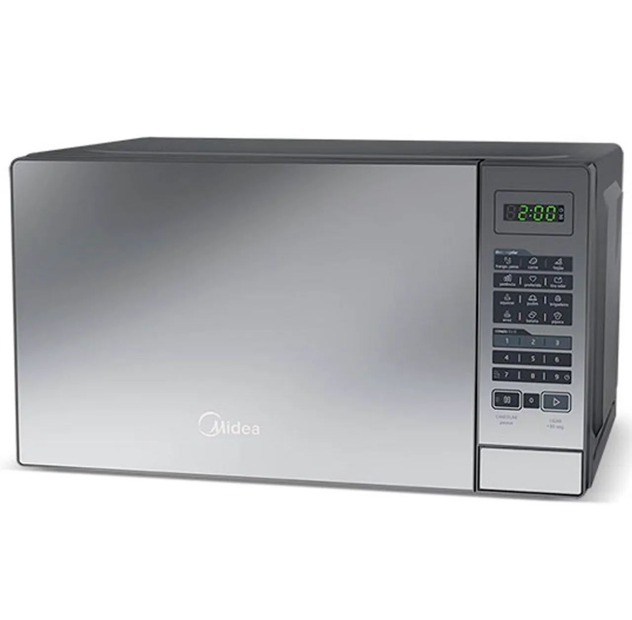 Micro-ondas 20L Prata Espelhado