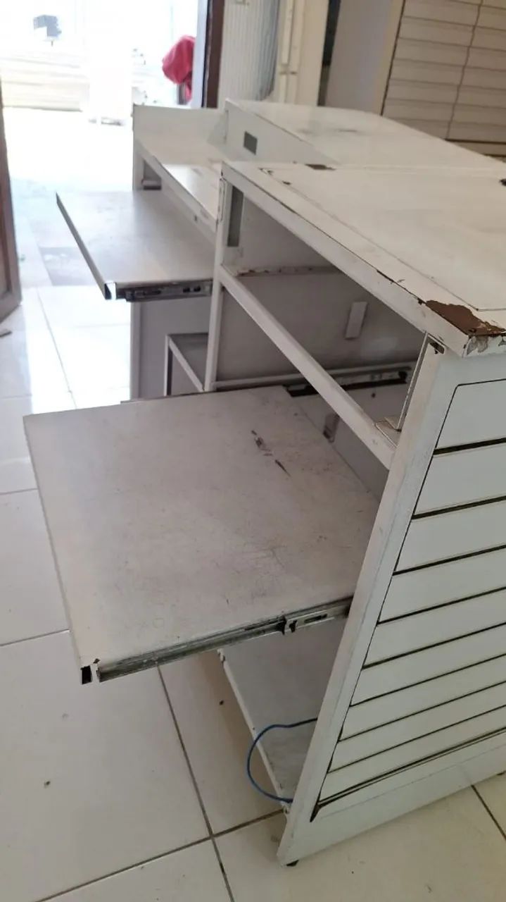 Balcao de atendimento em metal  usado  - Foto 5
