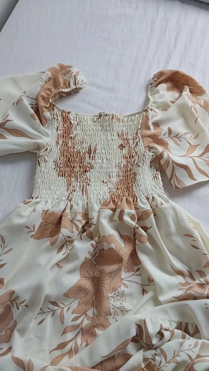 Vestido longo  Floral