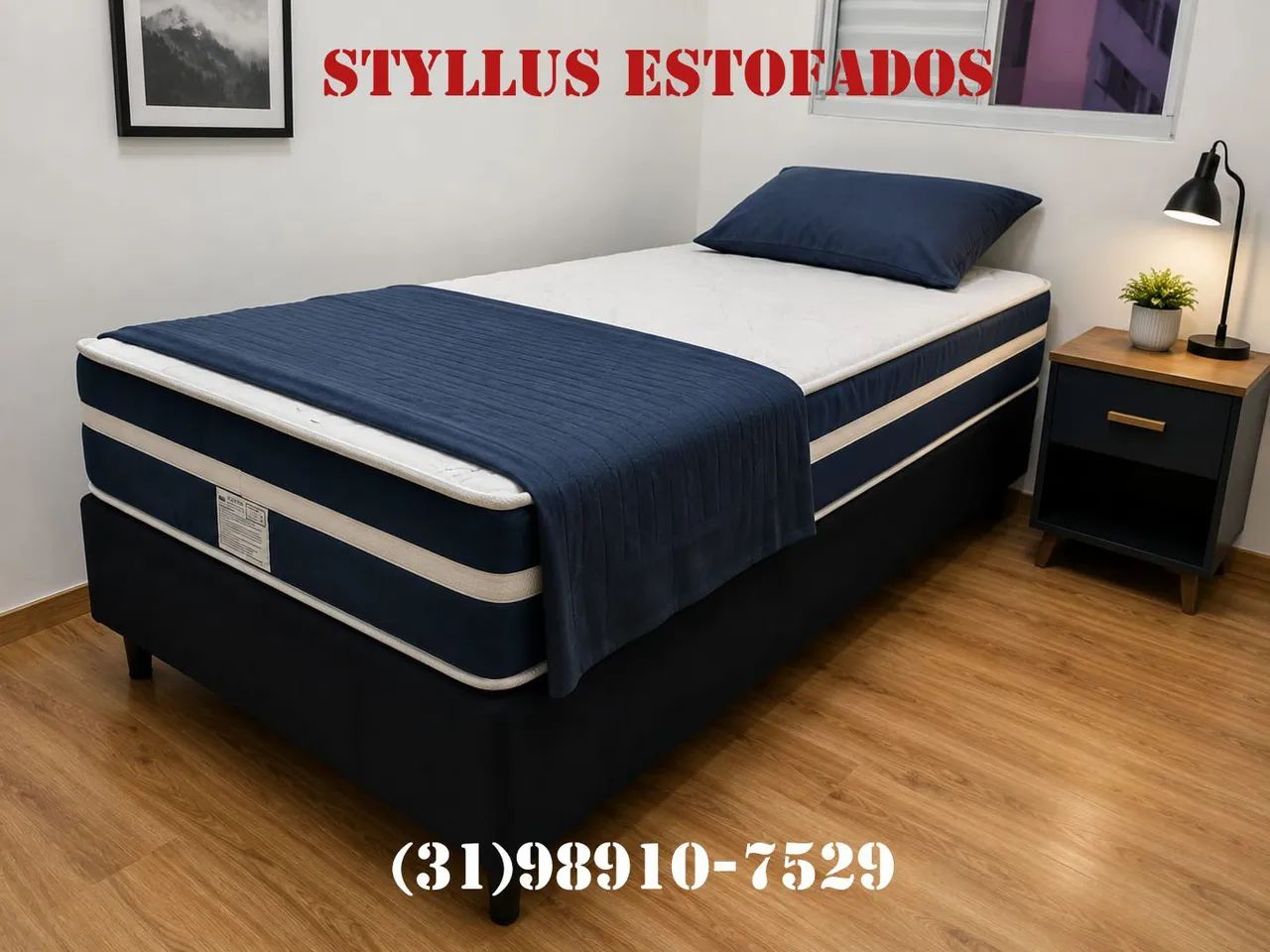 Cama box solteiro 