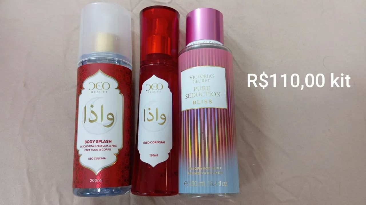 Kit perfumes (usado e novo) 