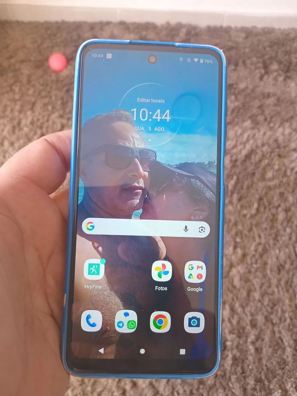 VENDO MOTOG22 128GB BOM ESTADO E COM NF - Foto 2