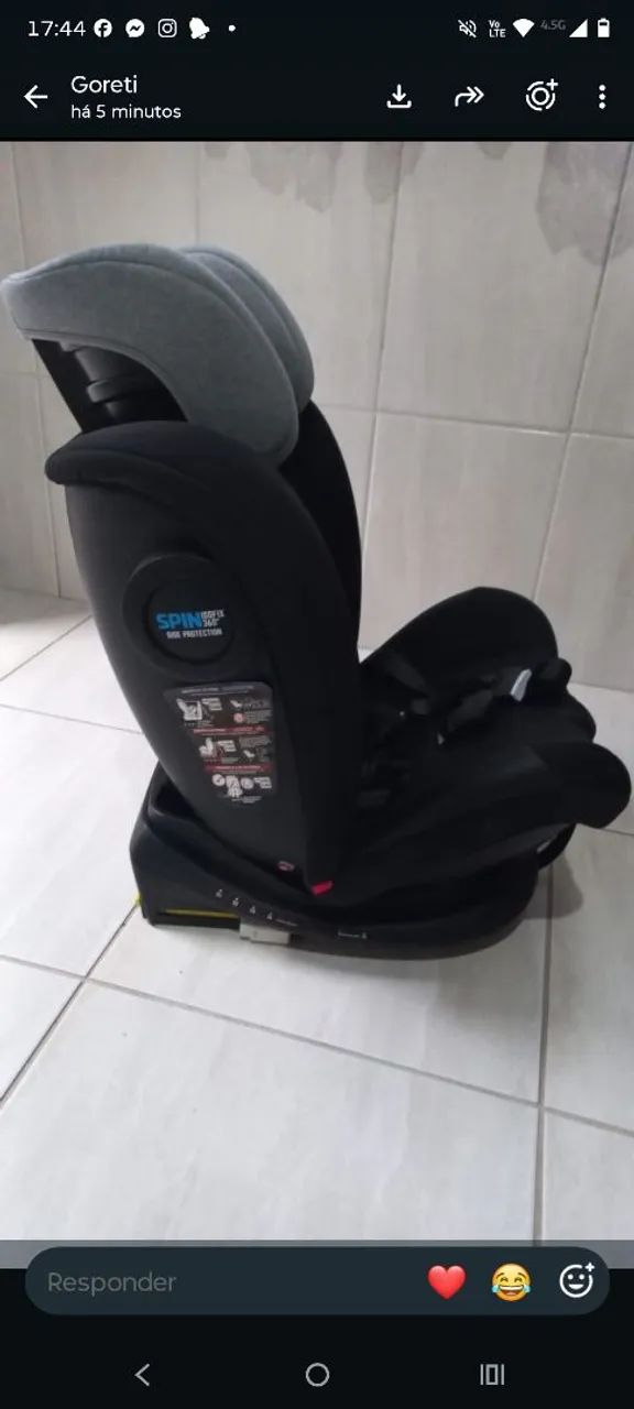Cadeirinha de bebê Burigotto  - Foto 2