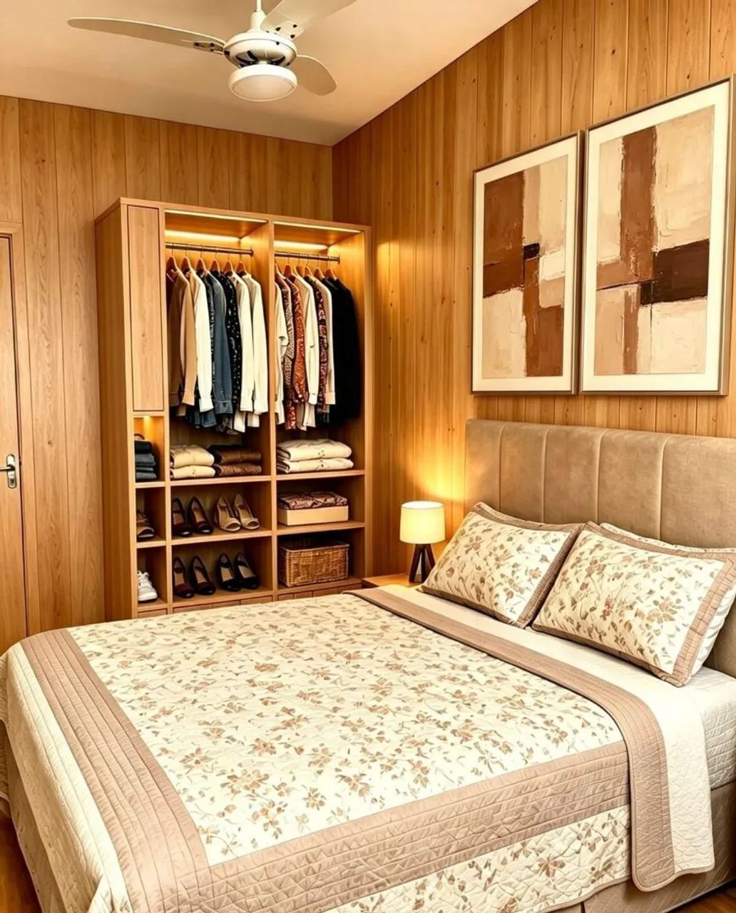 Quarto privativo com varanda e tudo incluso