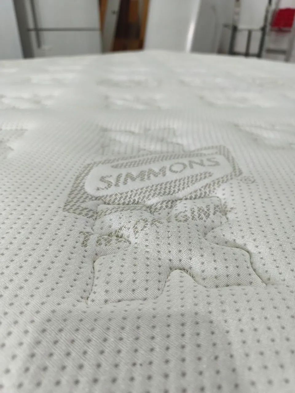 Cama Queen com Colchão Simmons e Base Bipartida - Conforto e Qualidade - Foto 4