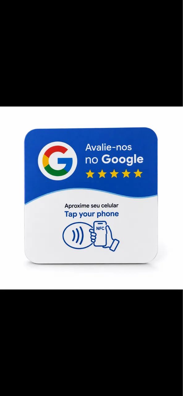 Placa de avaliação Google meu negócio  - Foto 3