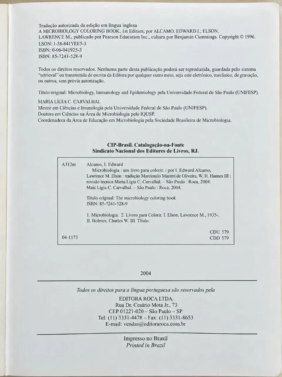 Microbiologia - Um Livro para Colorir - Editora Roca - Foto 2