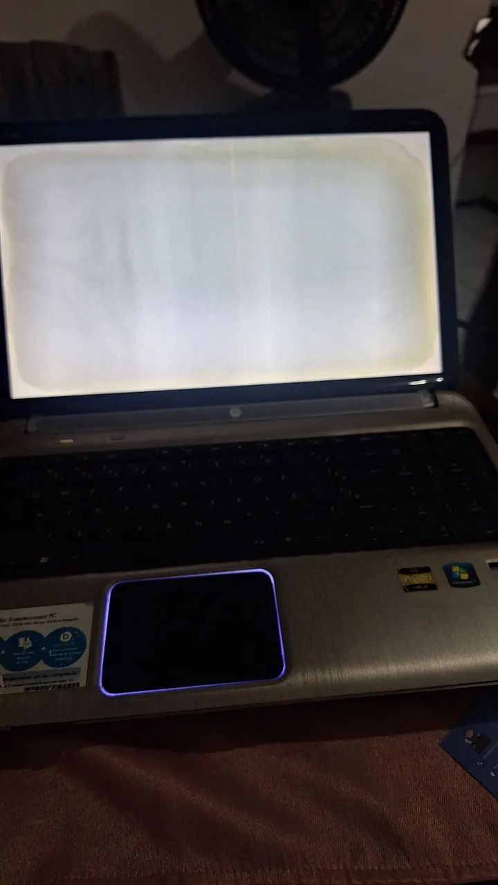 Notebook com defeito