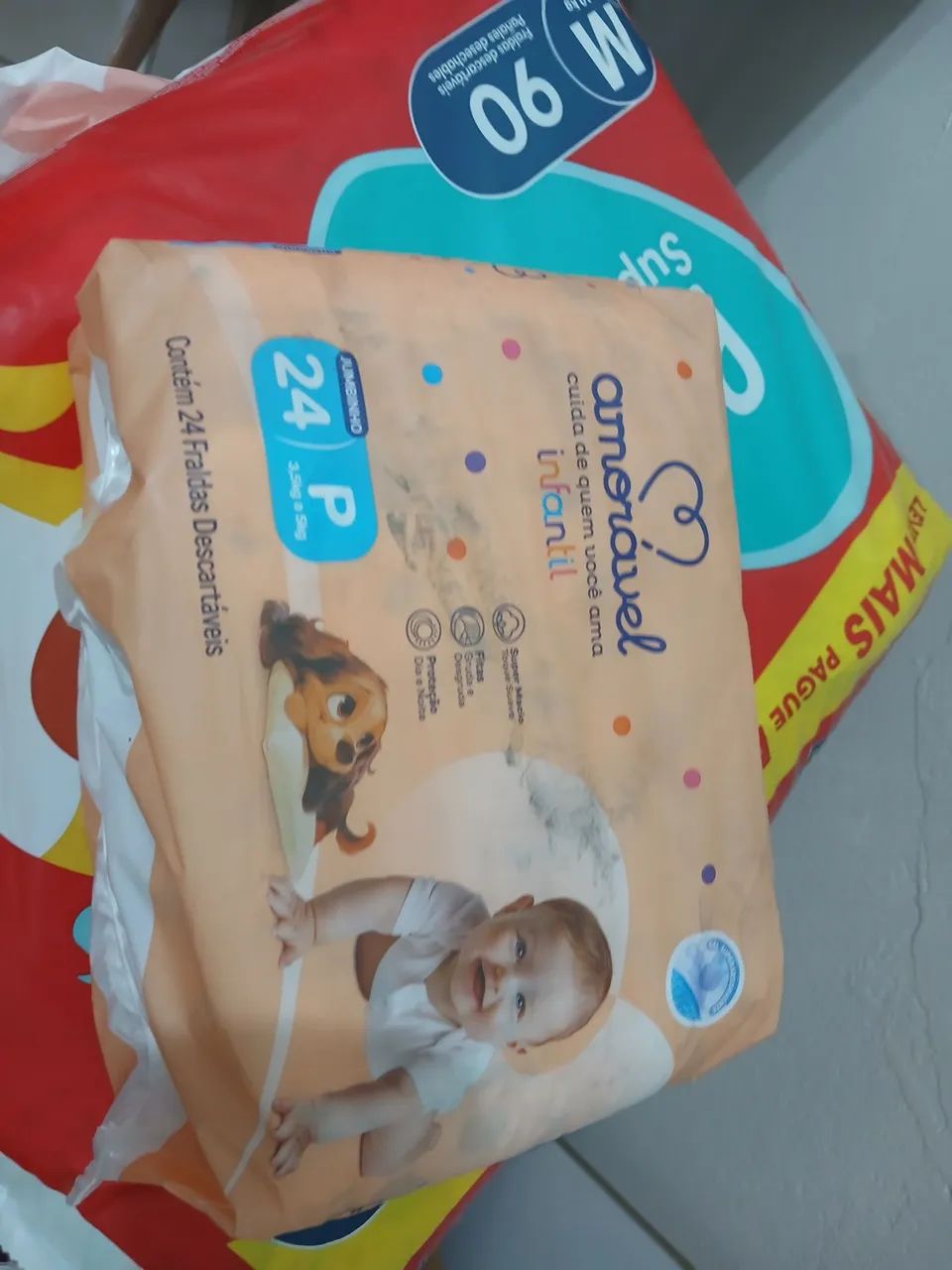 Fraldas P e M - Foto 2
