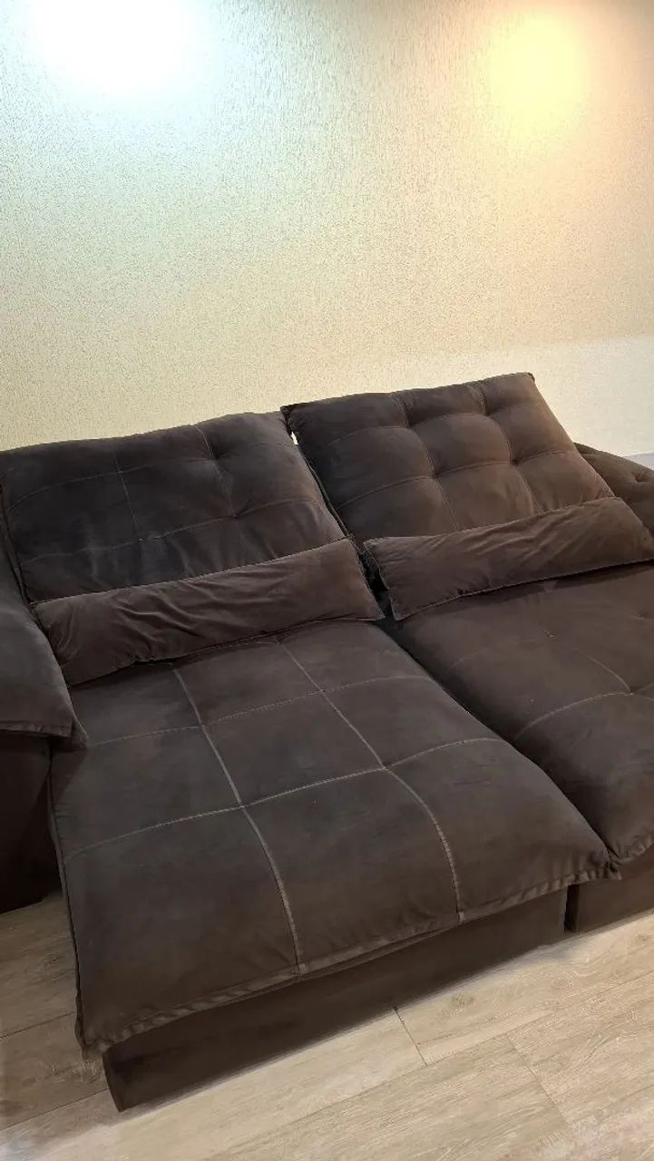 Sofa Retrátil e Reclinavel - 2,60m - Foto 5