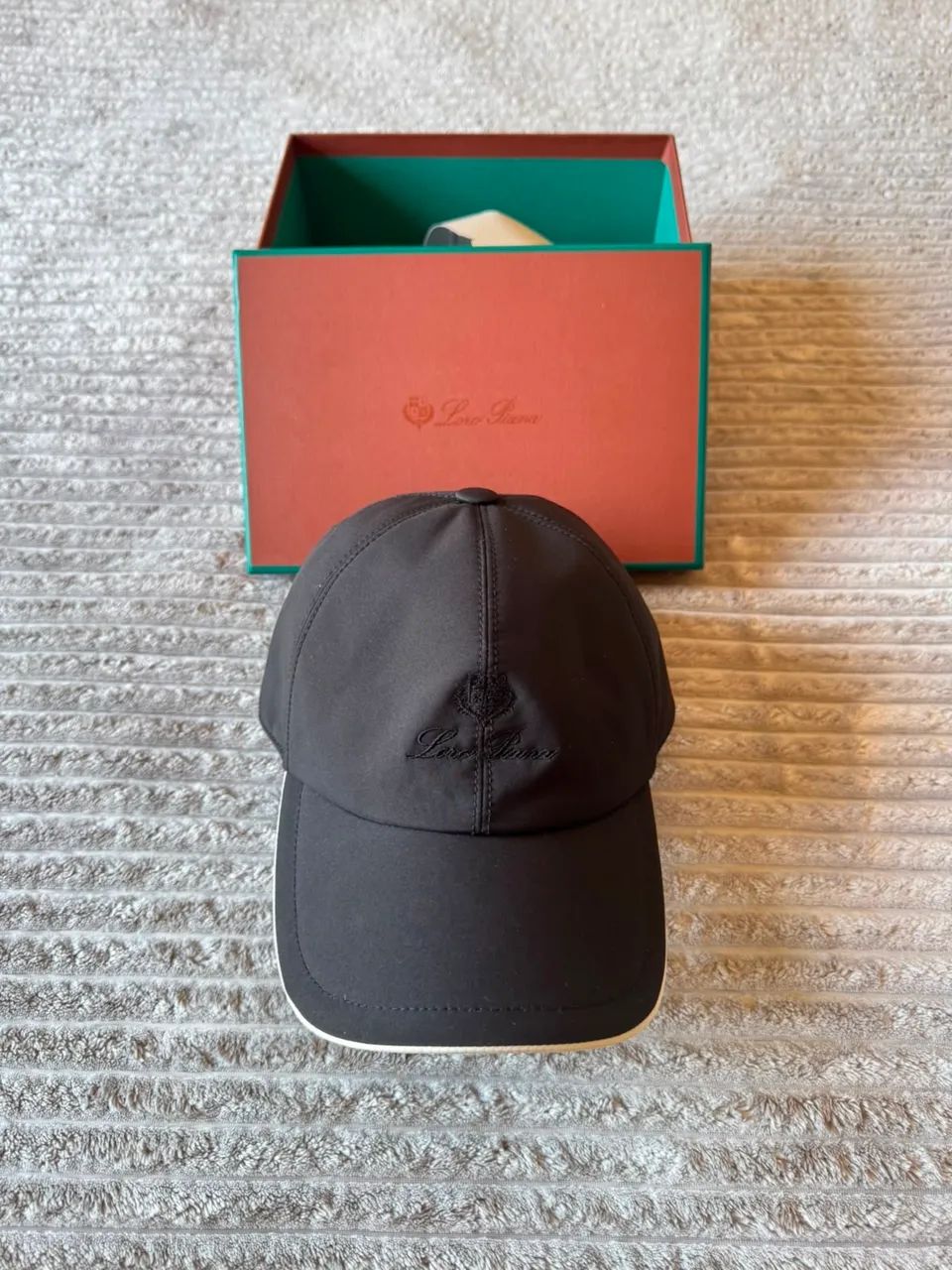 Boné loro piana baseball cap preto 