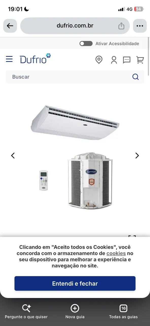 Ar condicionado Split 64.000 btus