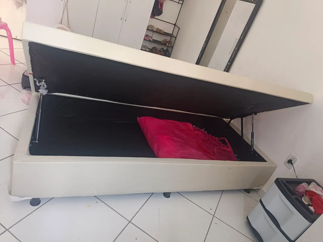 Cama box de solteiro com colchão  - Foto 5