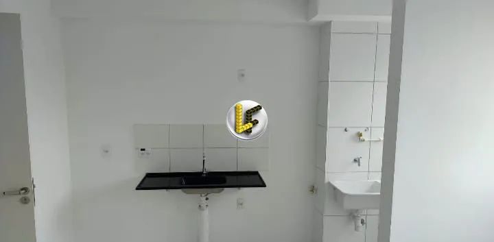 Apartamento à venda com 37 m², 2 quartos, Jardim, Santo André. - Foto 2