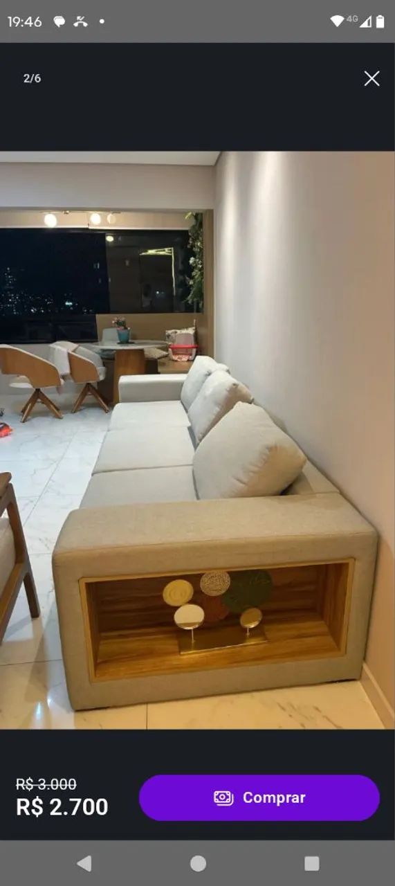 Sofá luxuoso retrátil  - Foto 2