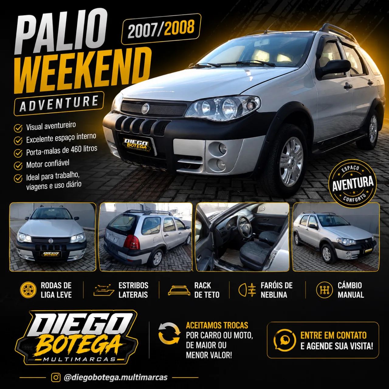 Fiat Palio Week. Adv/adv Tryon 1.8 MPI Flex 2008