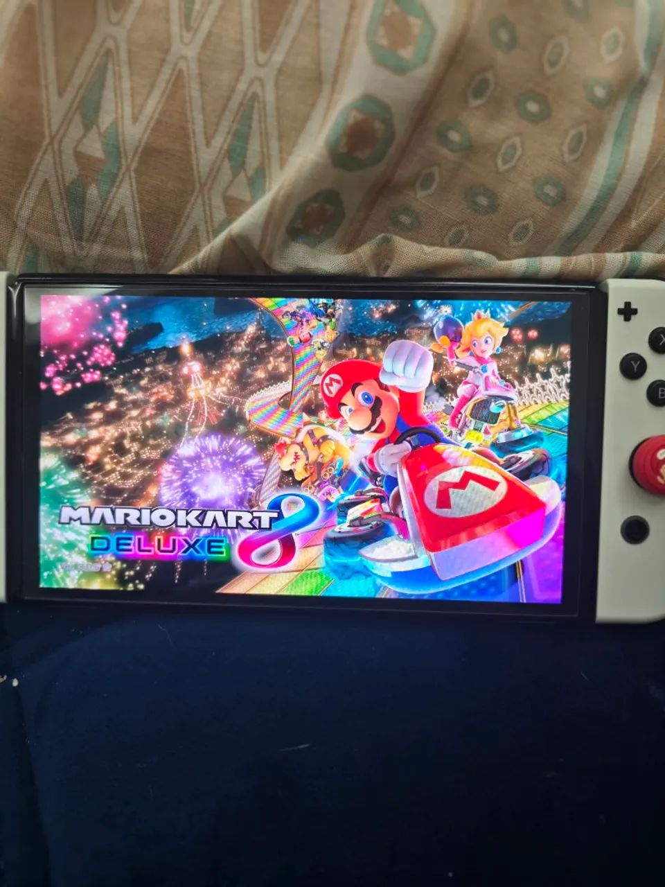 Nintendo Switch OLED desbloqueado com película case e proteção para analógico  - Foto 2