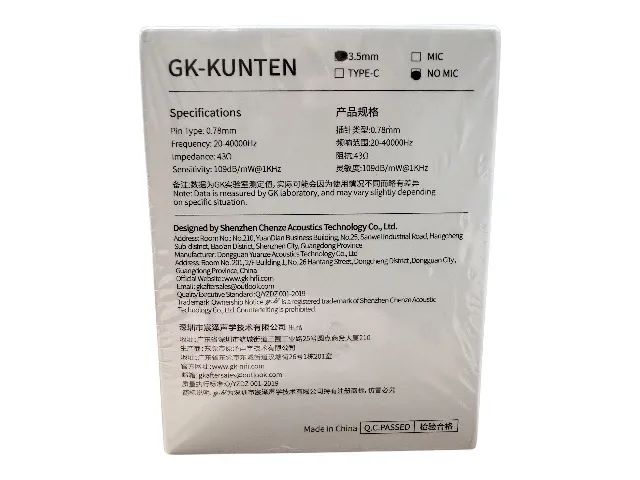 Fone de Ouvido GK KUNTEN (sem mic) - Foto 4