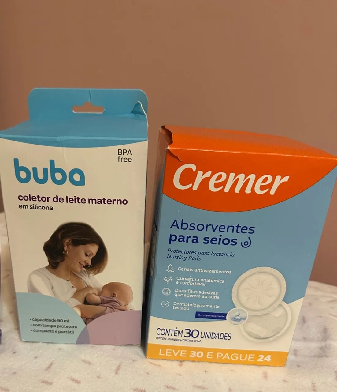 Coletor de Leite e Absorvente de Peito