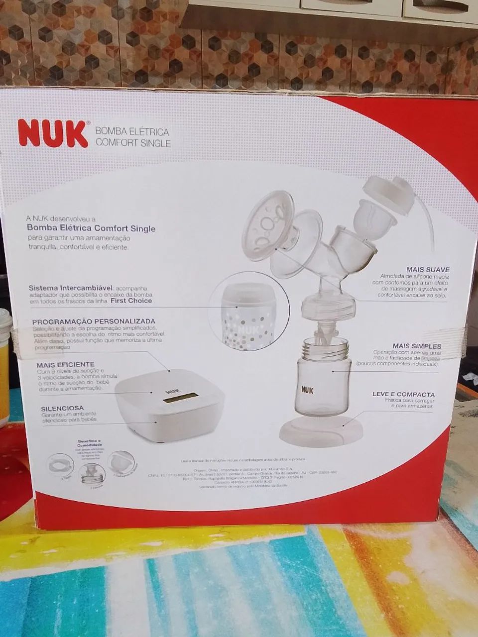 NUK Bomba Elétrica Comfort Single Branco - Foto 3