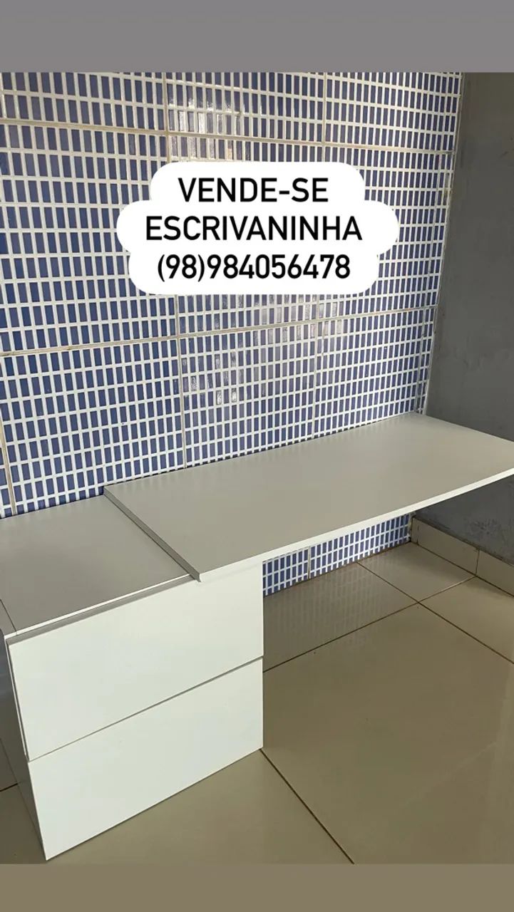 Escrivaninha Duas gavetas  - Foto 2