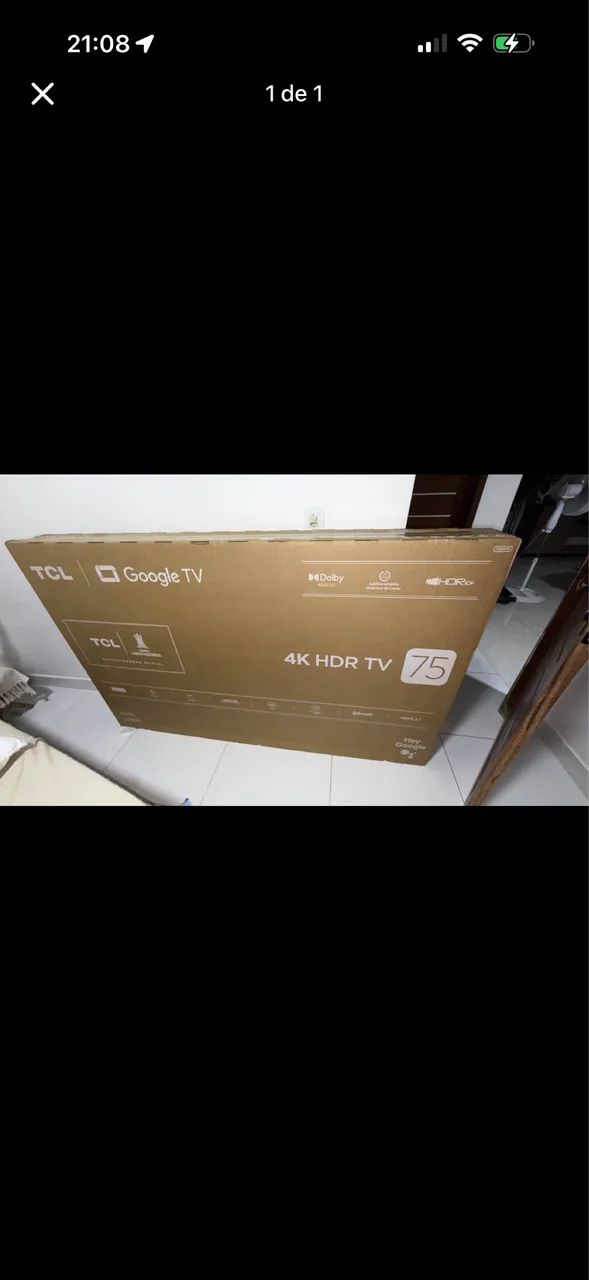 TV 75 Polegadas 