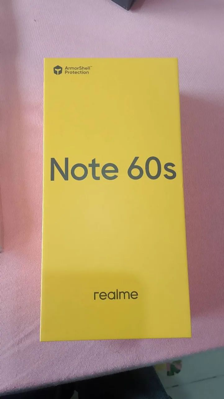 Celular realme note 60s, arrecem lançado somente com 7 meses de uso, com 128GB
