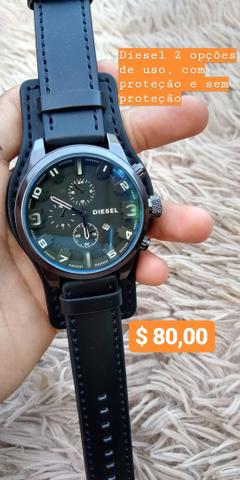 Diesel couro legítimo 80,00