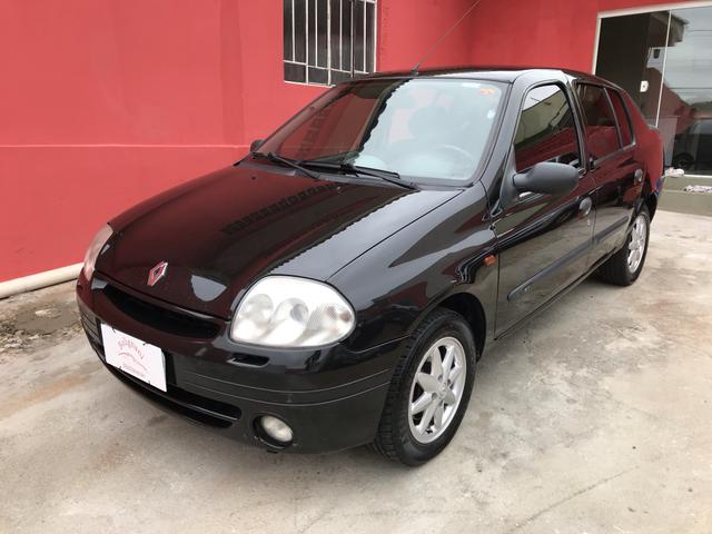 Clio sedan 2003 1.6 RT completo - Foto 7
