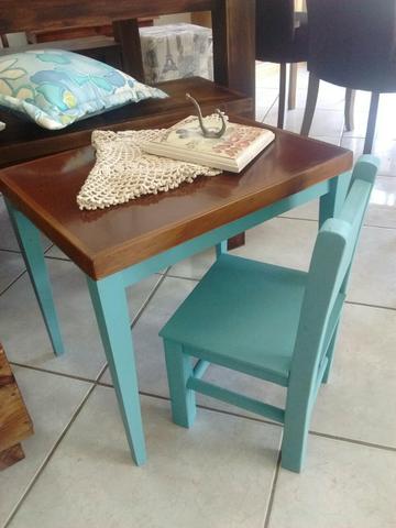 Mesa infantil com 2 cadeiras - Foto 2
