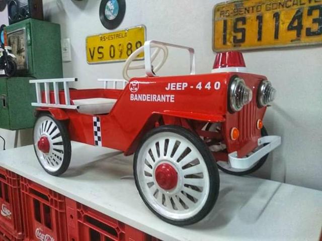Pedalcar Bandeirante Bombeiro 1961 - Foto 2
