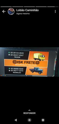 Frete e mudanças