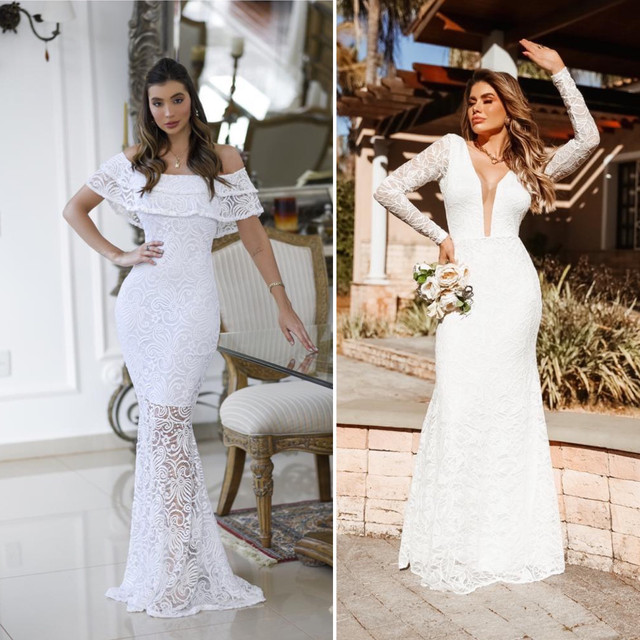 vestido branco cartorio