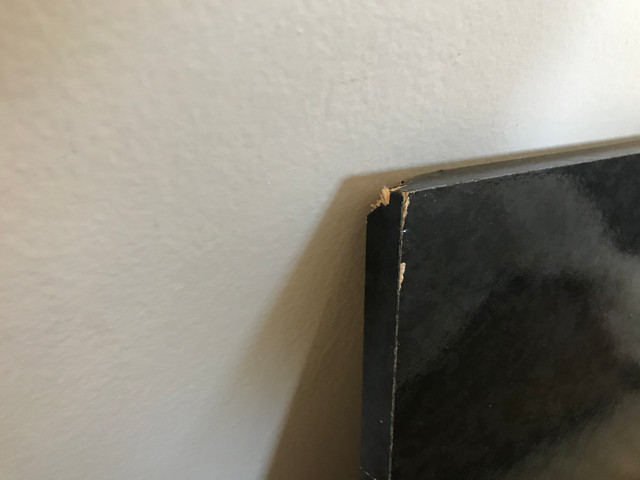 Tampo para balcão/ gabinete em MDF (fórmica imitação de granito preto) - Foto 3