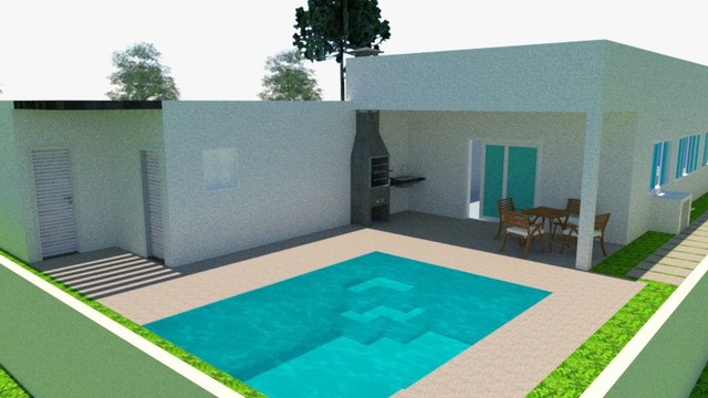 REF 2885 Casa 3 suítes no Ninho Verde, piscina, área gourmet, Imobiliária Paletó