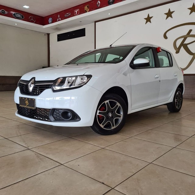 RENAULT SANDERO EXP 1.6 FLEX- COMPLETO 18/19 SUPER NOVO TROCO E FINANCIO