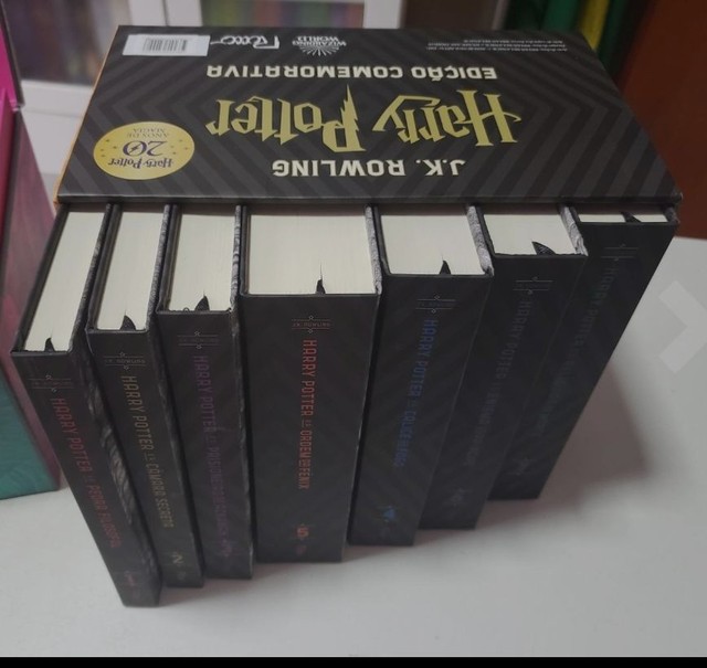 Box Harry Potter Edição Comemorativa Anos Capa dura Livros e revistas Bancários João