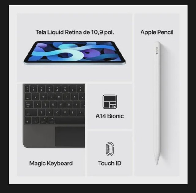 Apple Ipad Air 10.9" 64gb 4° geração - Foto 3