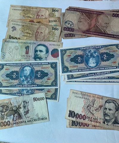  Cédulas antigas Nacionais 32 total - Foto 2