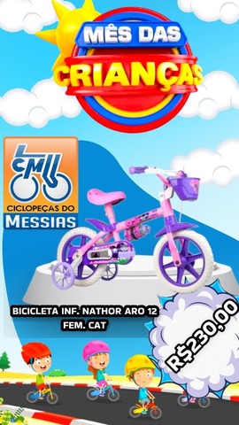 Bicicleta Nathor Aro 12 Feminina - Foto 2
